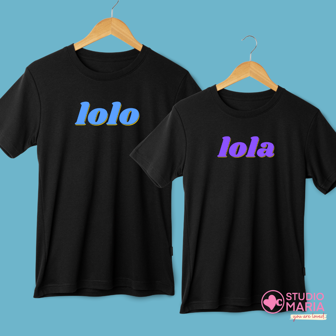 Nanay Tatay Ate Kuya Bunso Retro Family Shirts