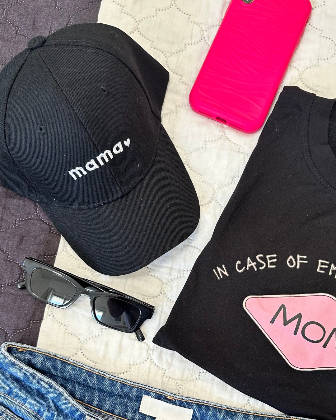 Mama Love Cap Black