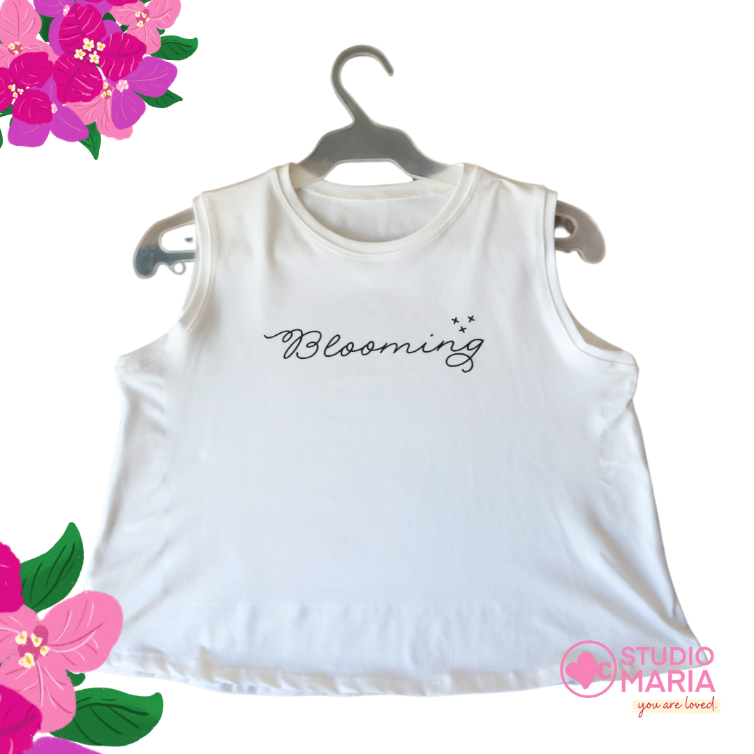 Blooming Moms Summer Shortees in Pink, Blue, White and Black Mom's Day Collection