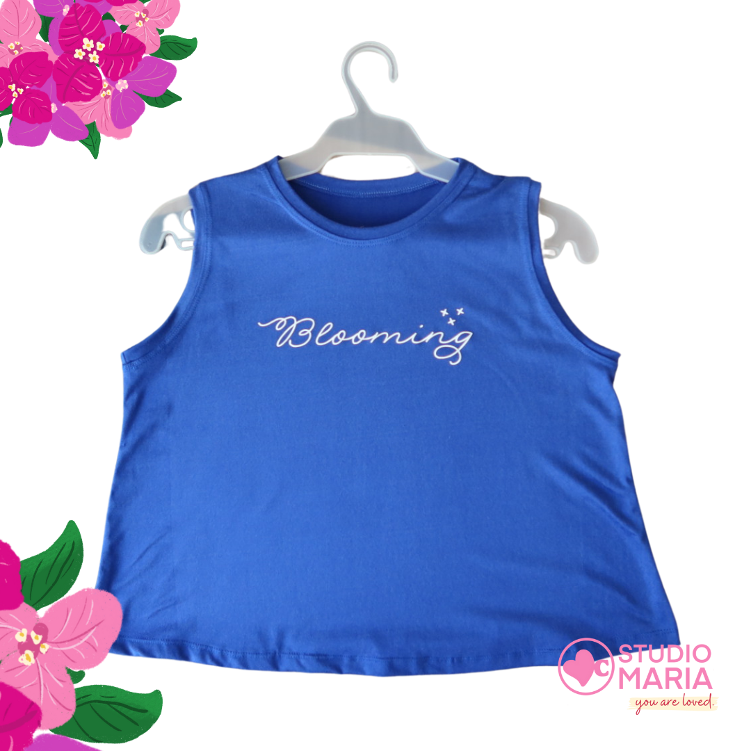 Blooming Moms Summer Shortees in Pink, Blue, White and Black Mom's Day Collection