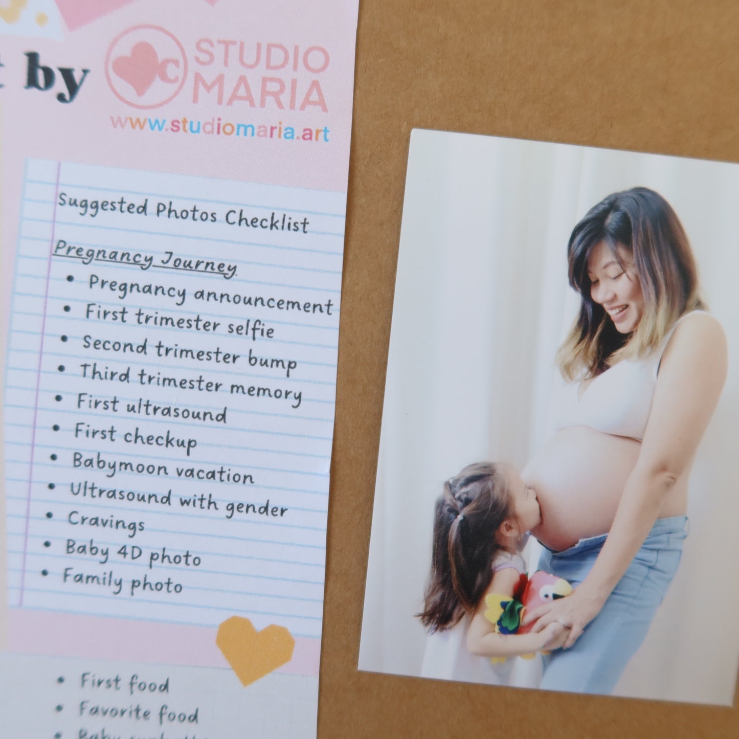 Embrace Motherhood Scrapbook Kit by Studio Maria