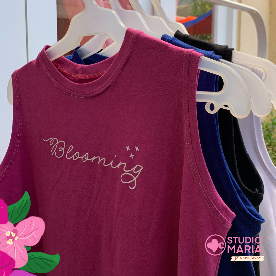 Blooming Moms Summer Shortees in Pink, Blue, White and Black Mom's Day Collection