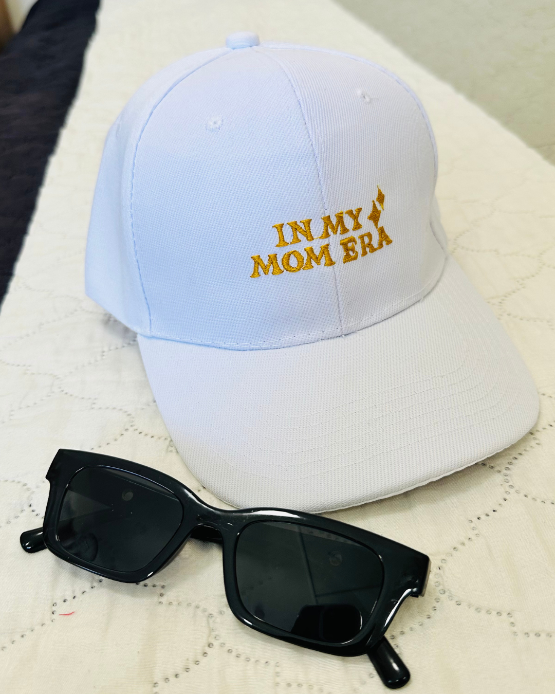 In My Mom Era Cap White