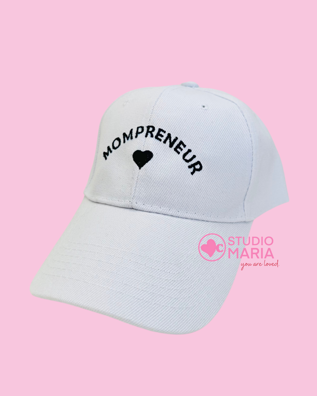 Mompreneur Cap in Black and White