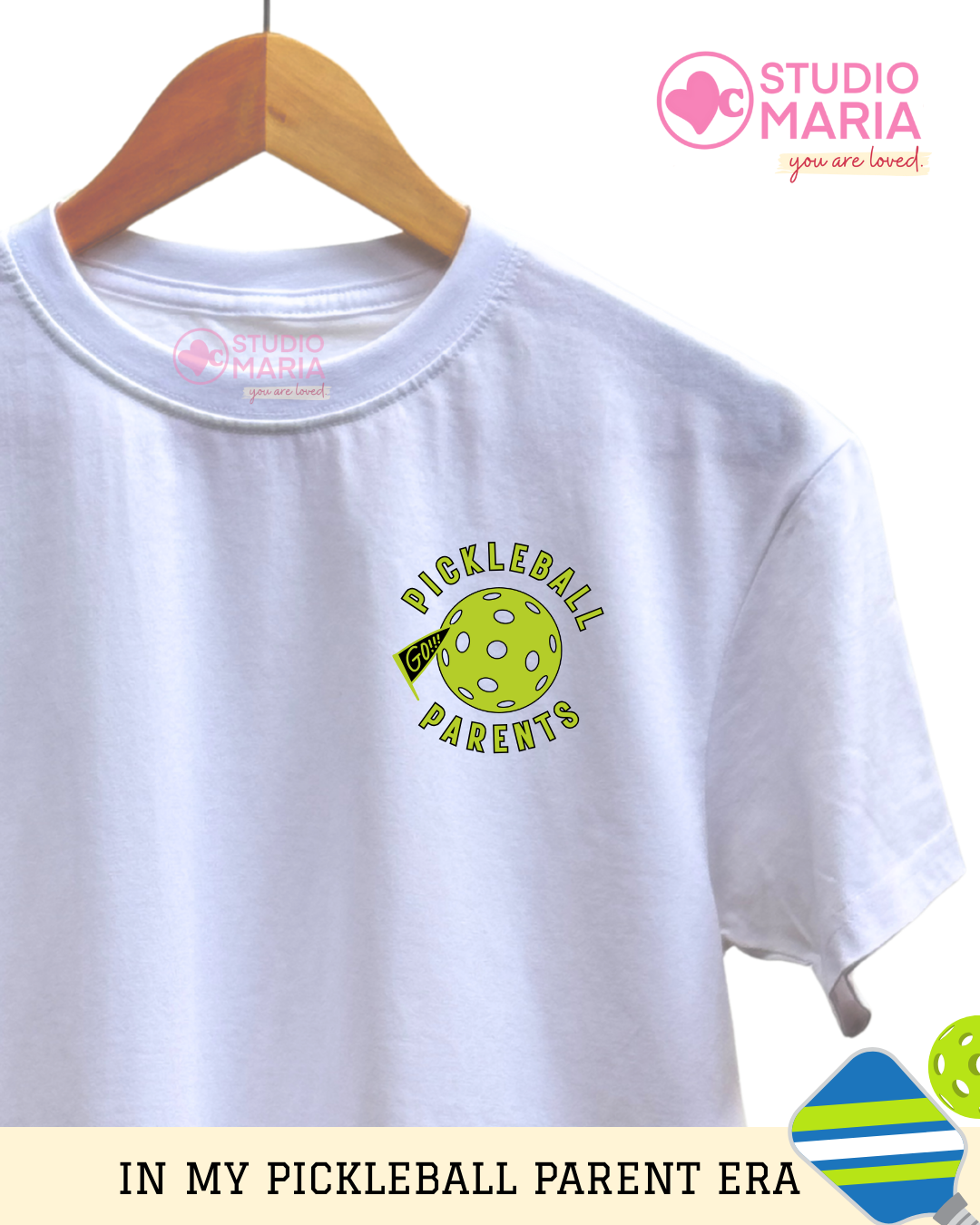 Pickle Ball Parents, Kid Family Shirt Sports Era