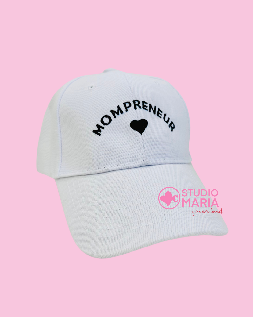 Mompreneur Cap in Black and White
