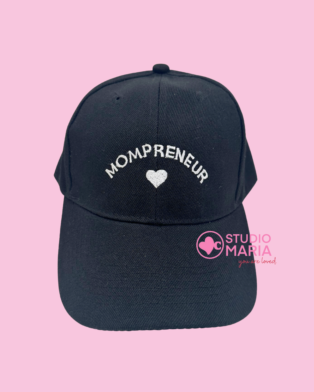 Mompreneur Cap in Black and White