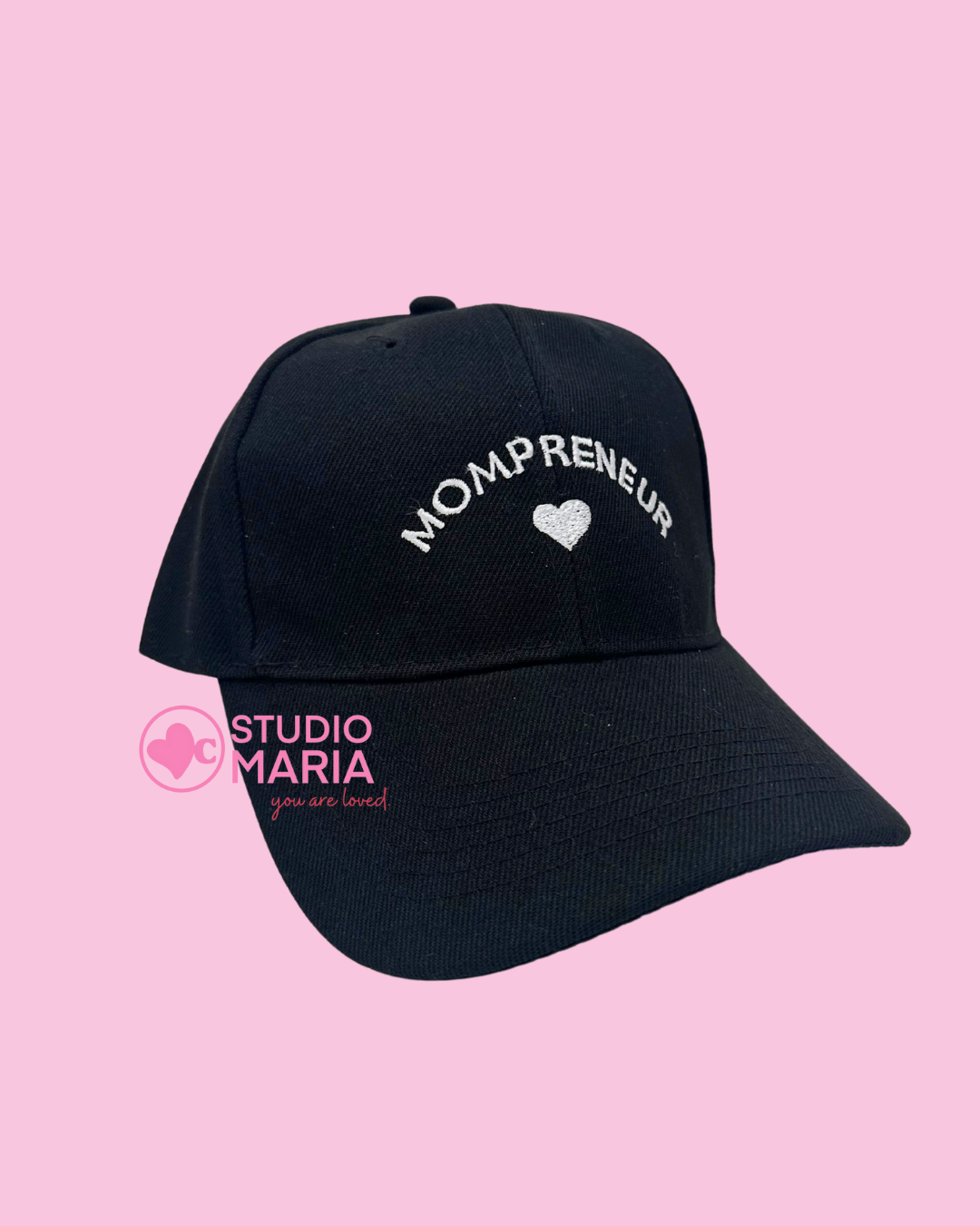 Mompreneur Cap in Black and White