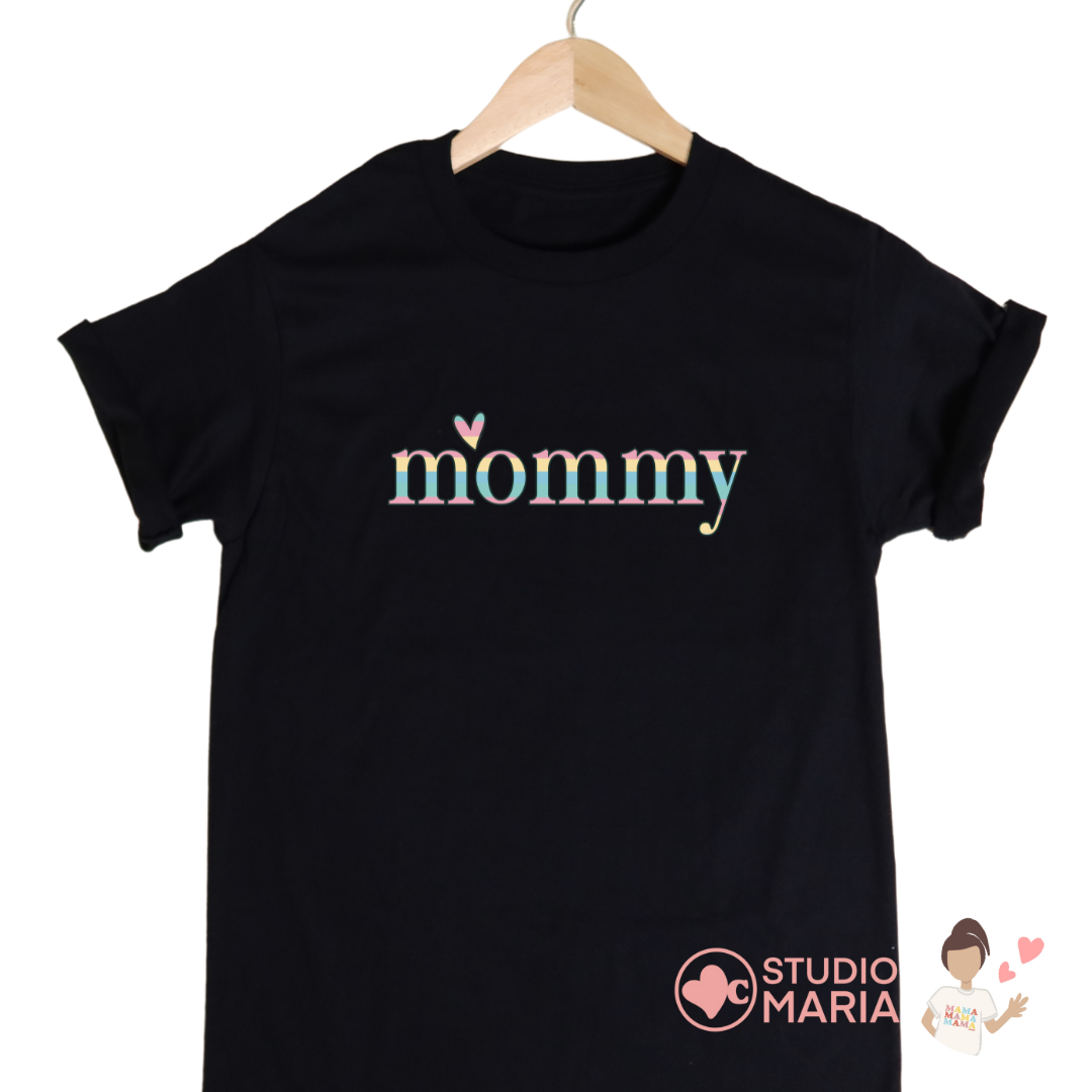Mommy in Pastel Colors Mom Statement Shirt