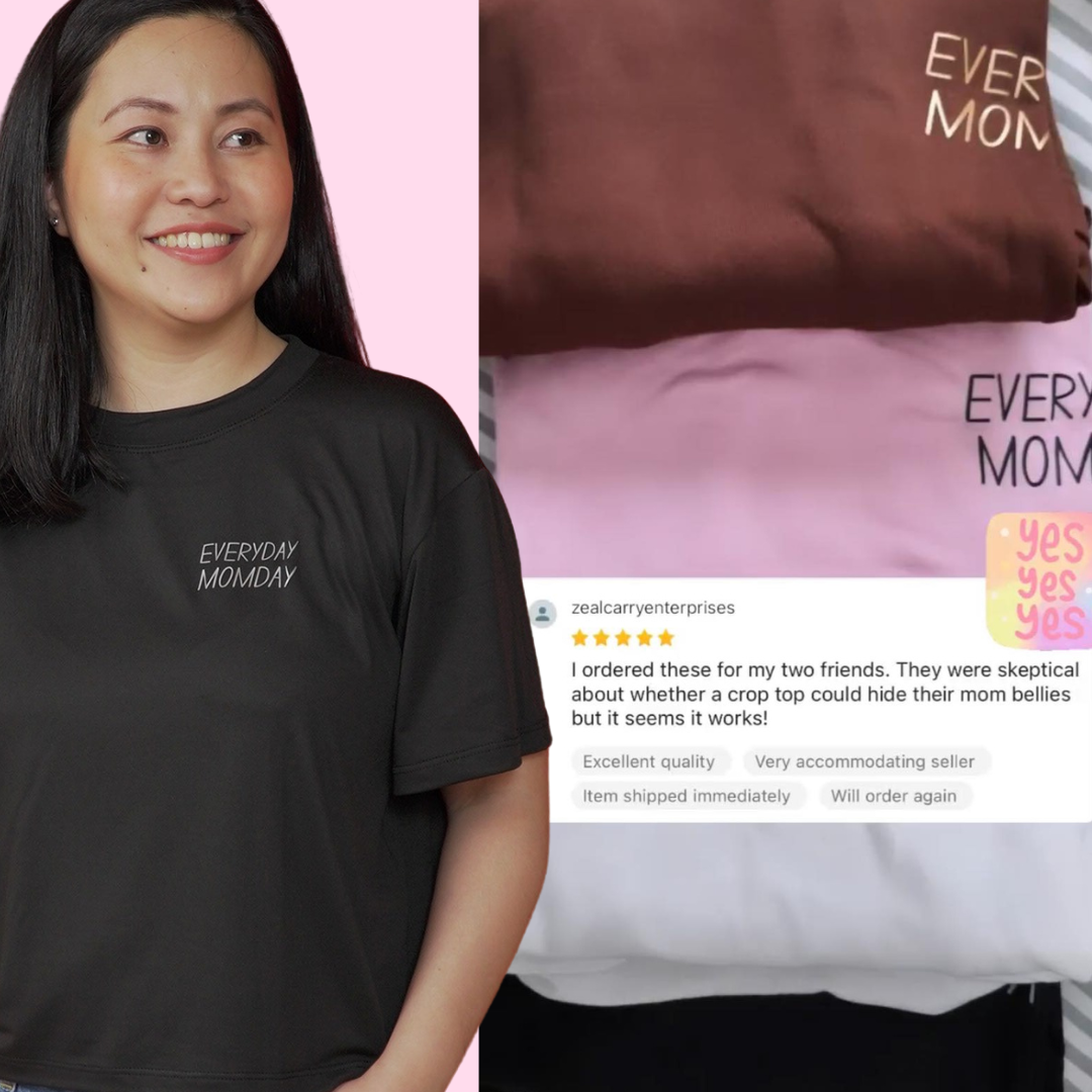 In Case of Emergency Call Mom Statement Shirt Shortees Crop Top
