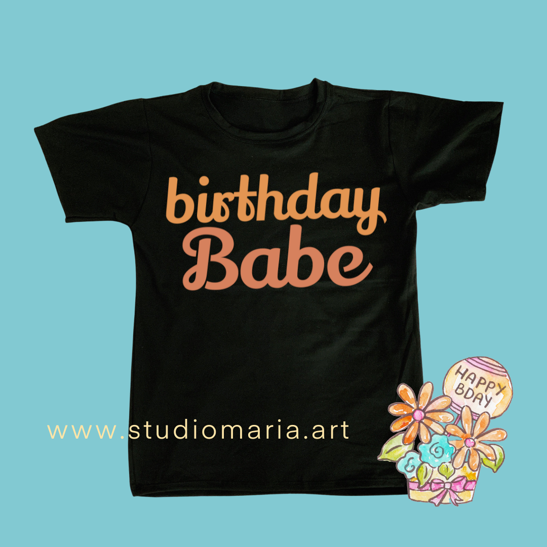 Birthday Babe Kids Shirt