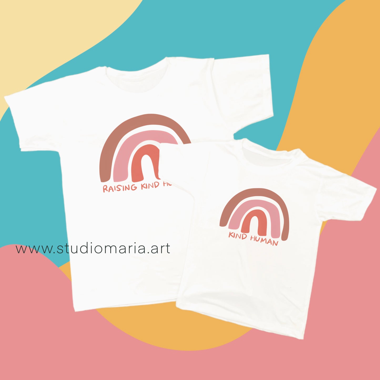 Raising Kind Humans / Kind Human Mommy and Me Shirt Set