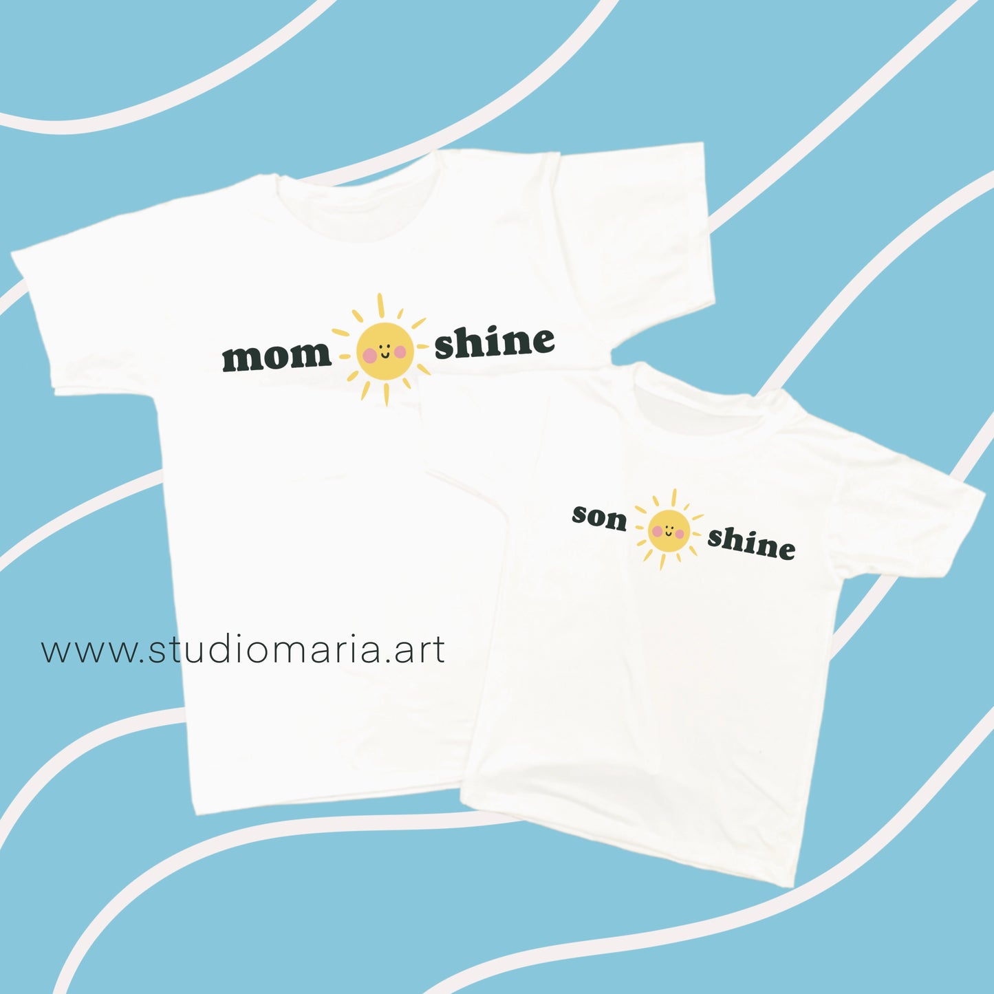 Mom Shine and Son Shine Mommy and Me Shirt Set