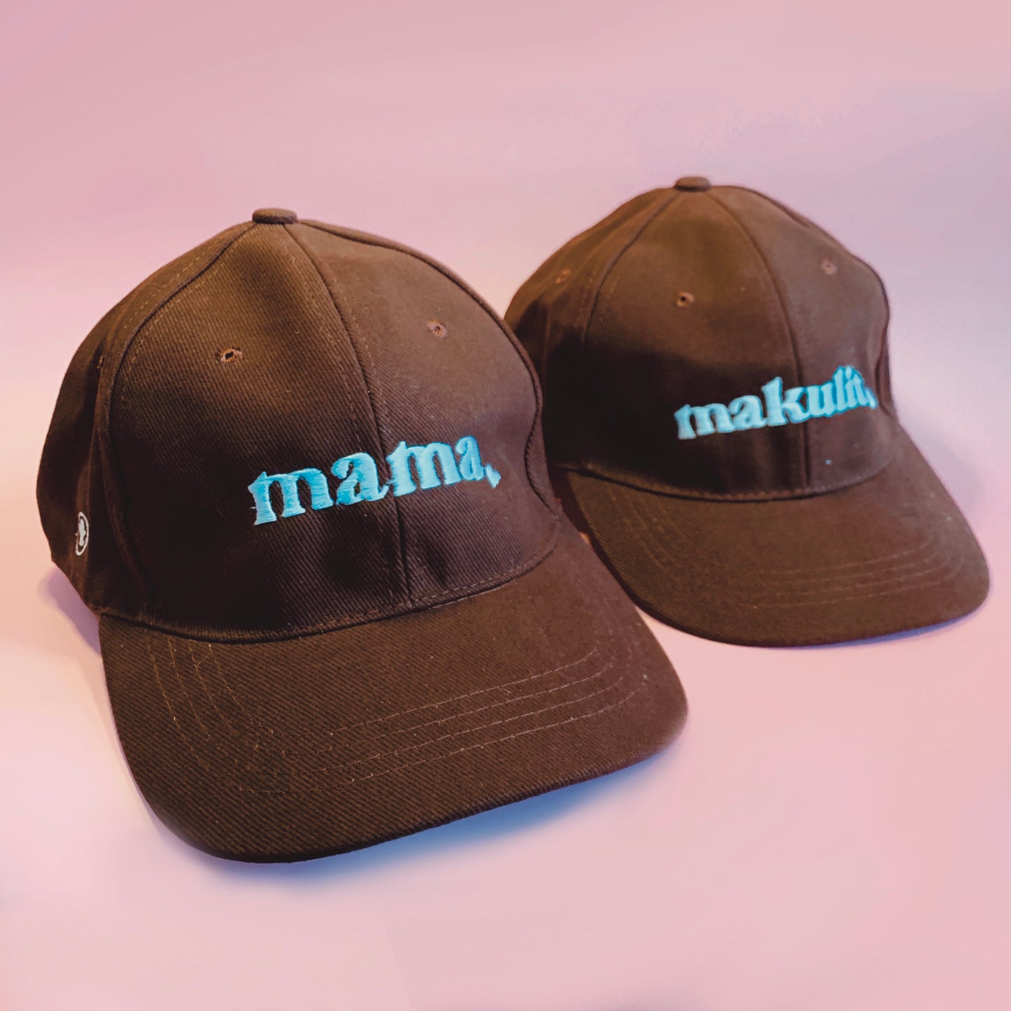 Mama and Makulit Matching Caps