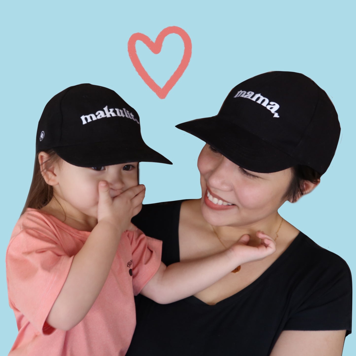 Mama and Makulit Matching Caps
