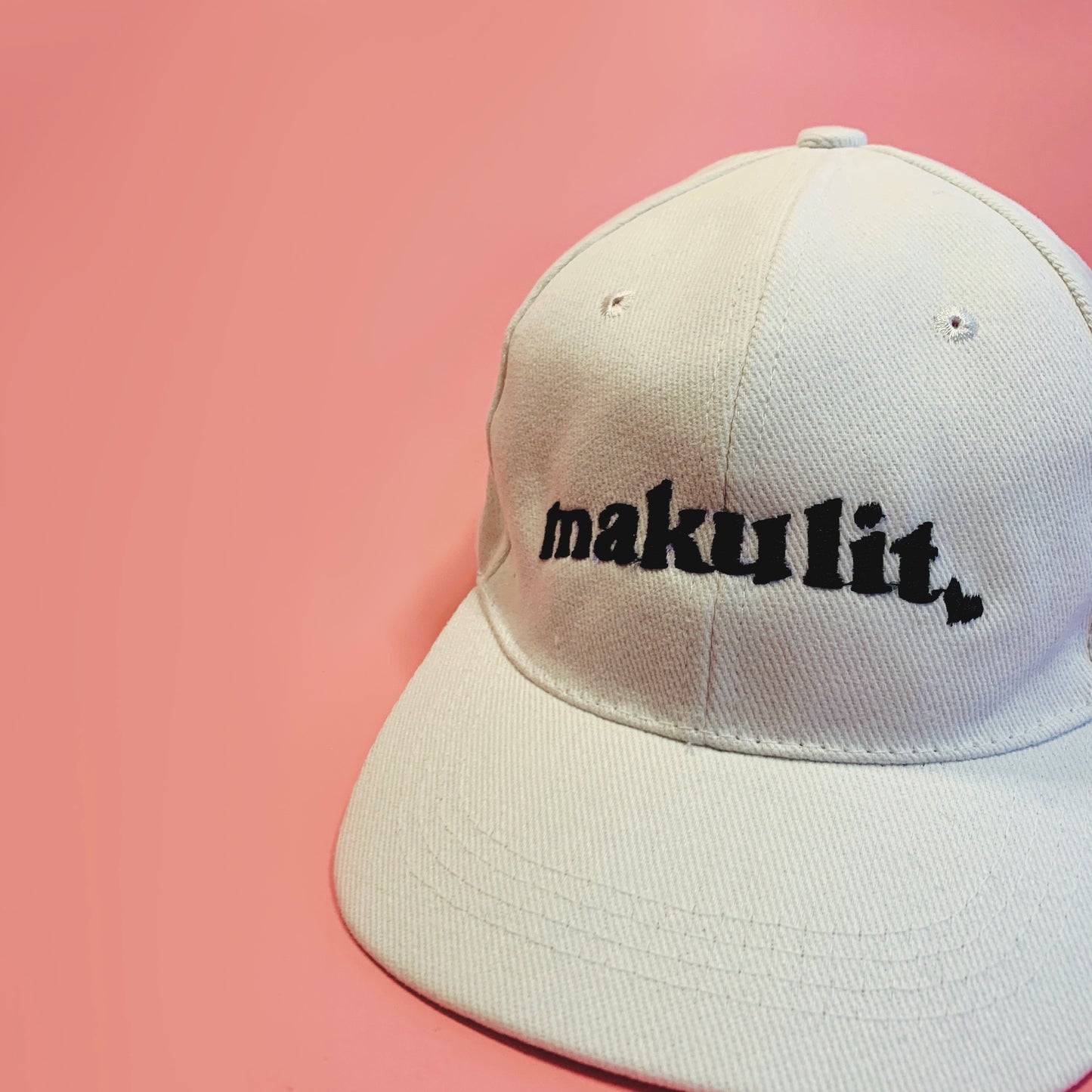 Makulit Love Cap in Black, White, Brown