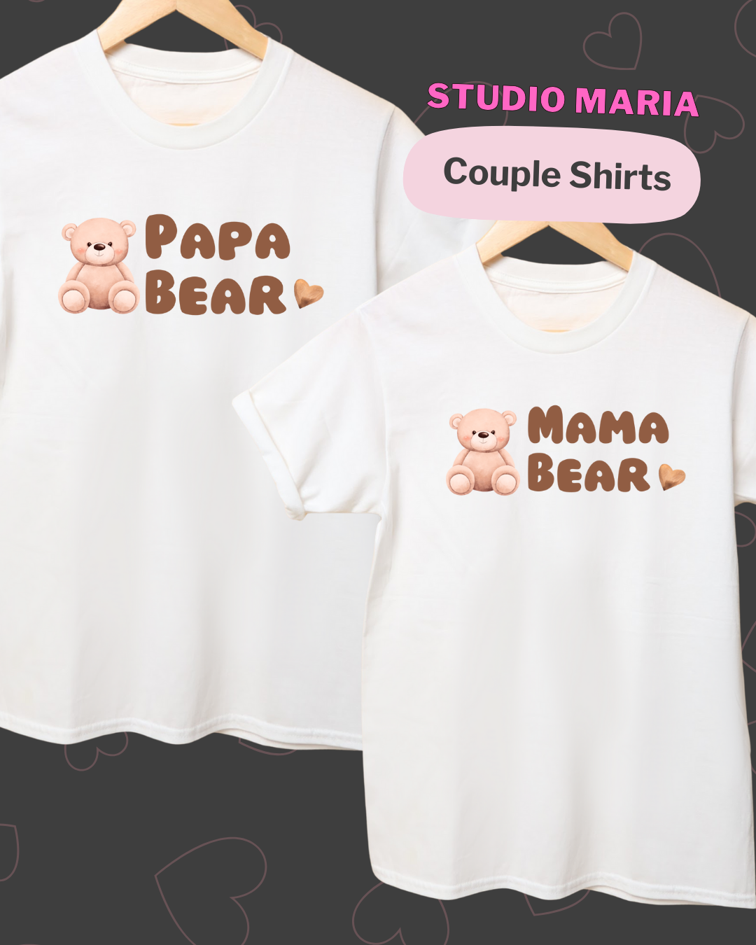 Mom and Dad Couple Shirts Love Month Special