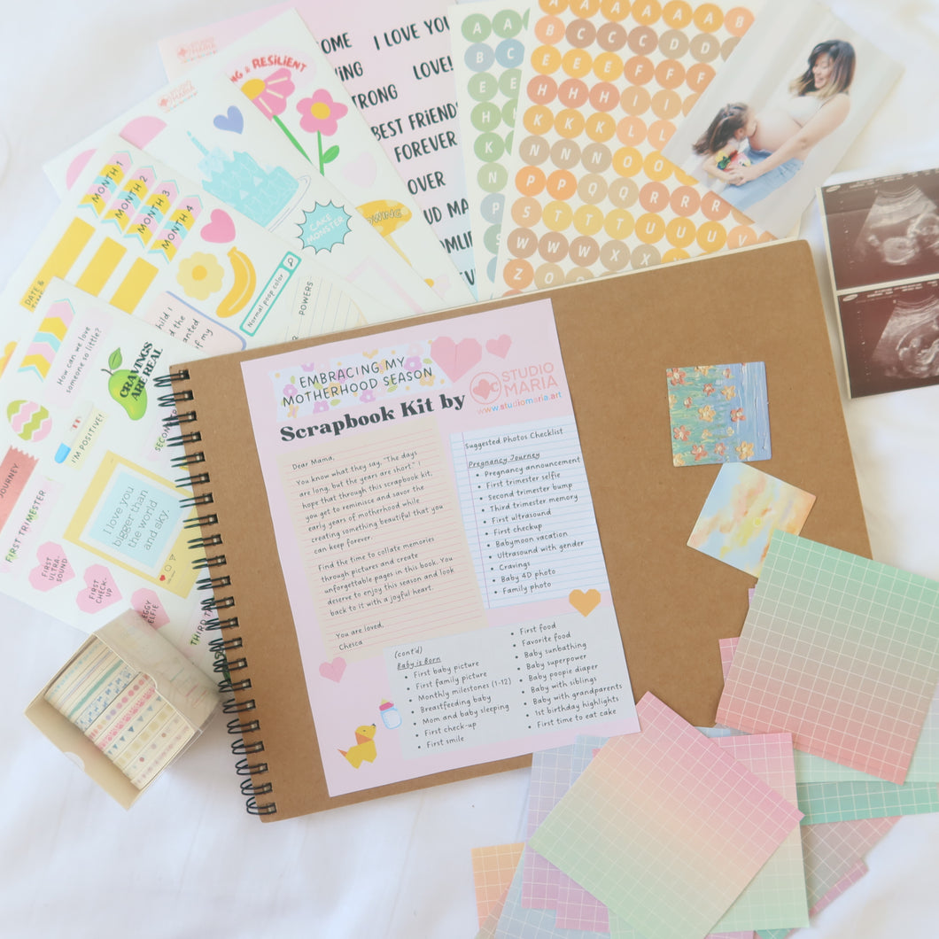 Embrace Motherhood Scrapbook Kit by Studio Maria