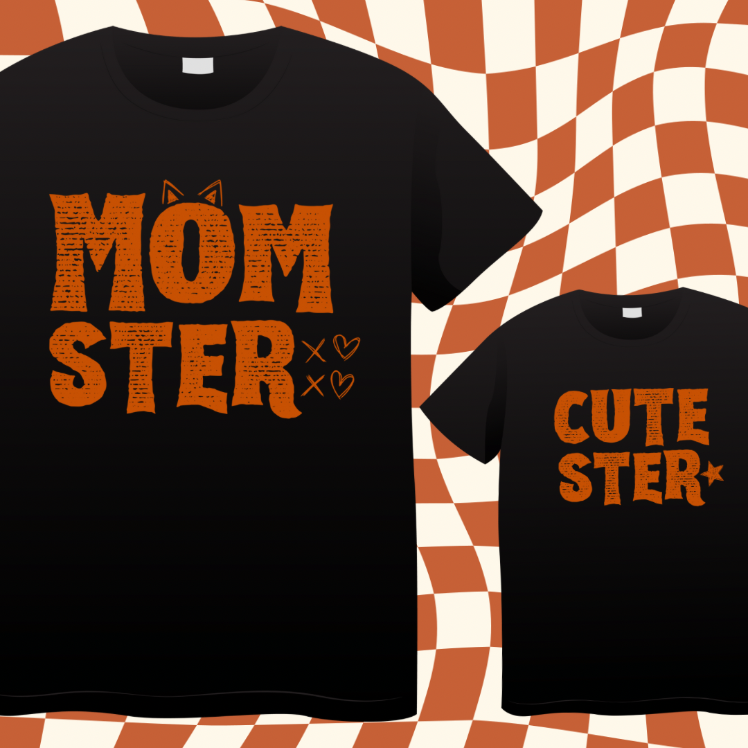 Halloween Family Shirts Special Momster Dadzilla Cutester Shirts