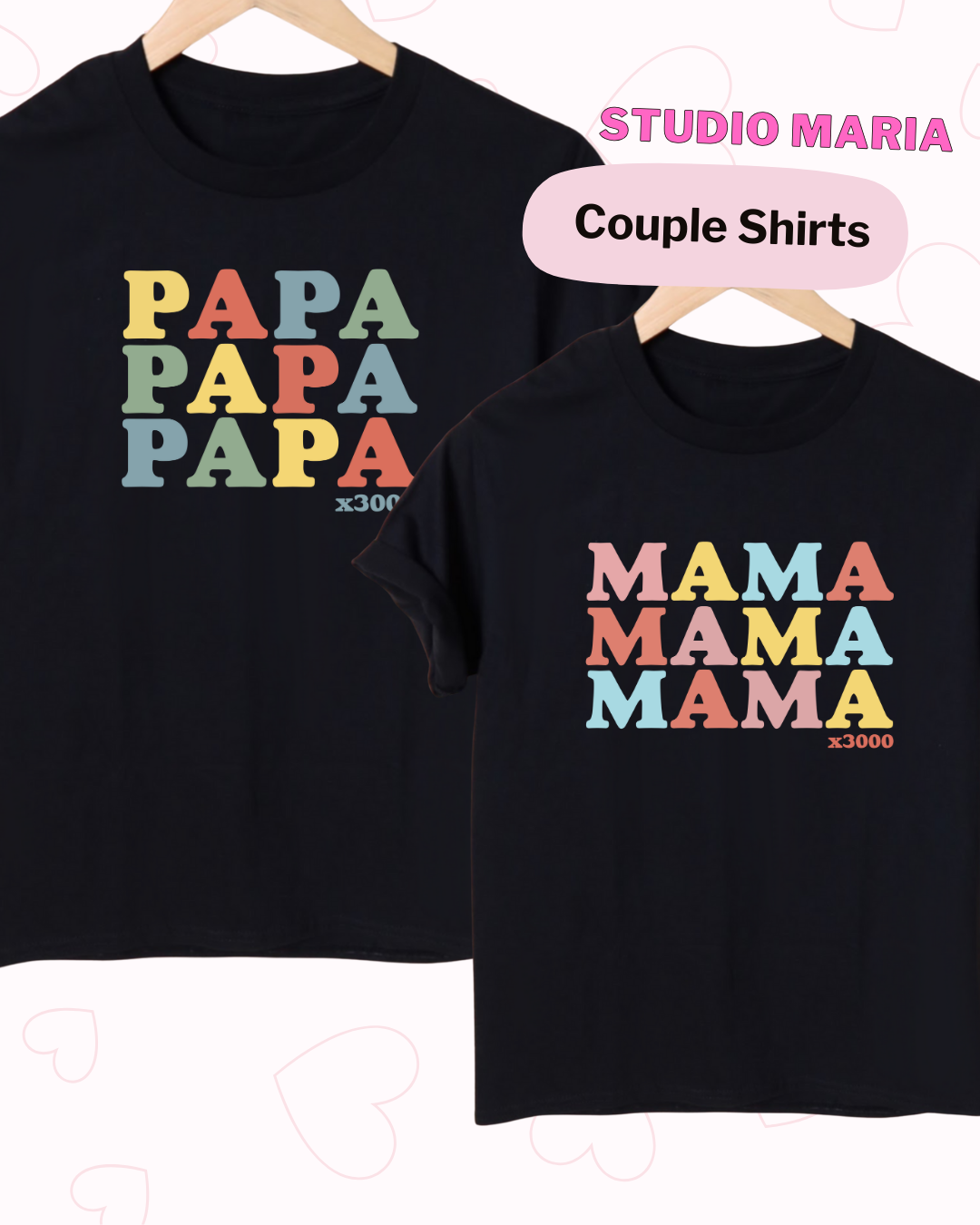Mom and Dad Couple Shirts Love Month Special