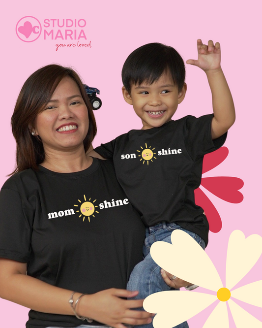 Mom Shine and Son Shine Mommy and Me Shirt Set