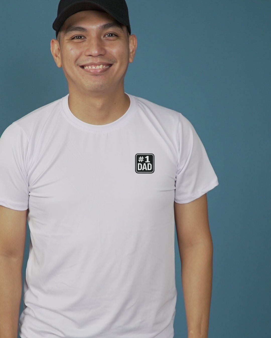 Number 1 DAD Embroidered Dad Statement Shirt