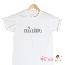 Load image into Gallery viewer, Mama in Pastel Colors Mom Statement Shirt
