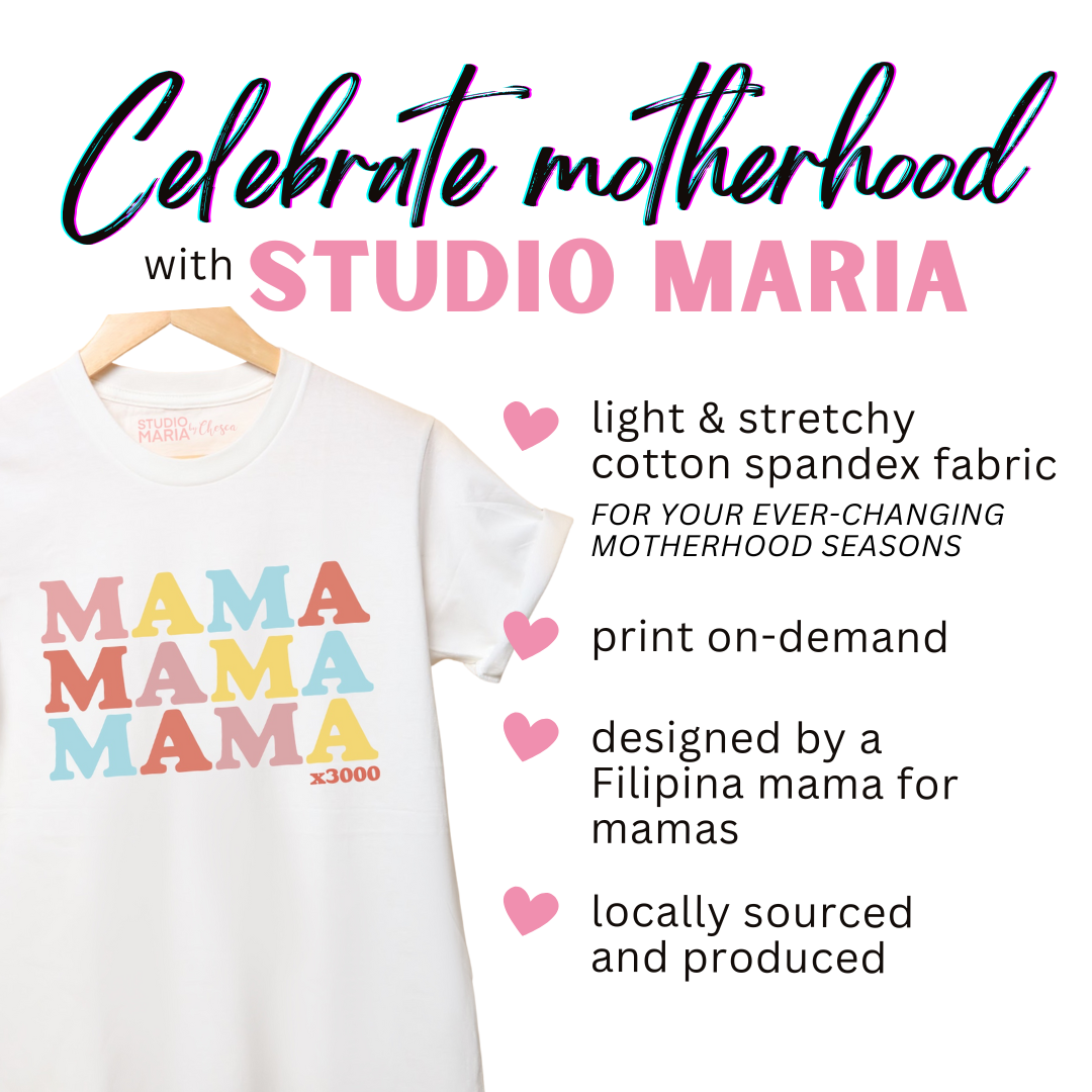 Mama in Pastel Colors Mom Statement Shirt