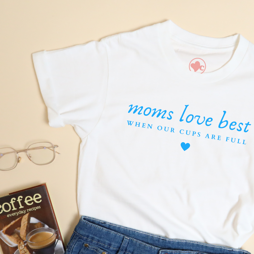 Moms Love Best / Mom's Love Mommy and Me Shirt Set Valentines Special