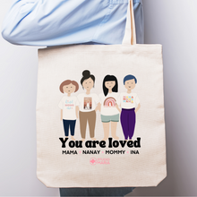Load image into Gallery viewer, You are Loved Summer Tote Bag for Moms
