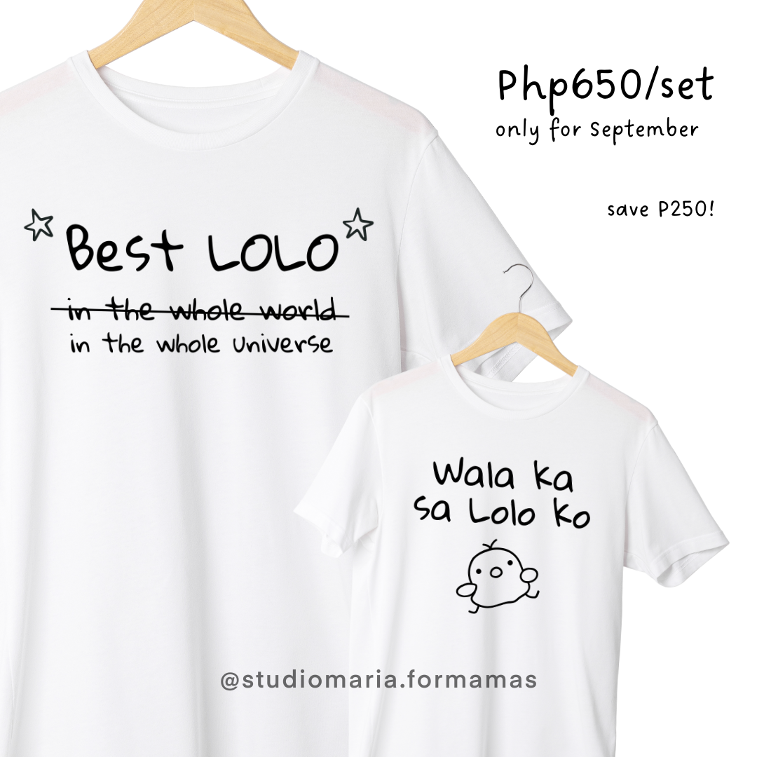 Grandparent's Day Shirts for Kids, Lolos and Lolas [Limited Edition]