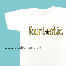 Load image into Gallery viewer, Fourtastic Birthday Kids Shirt
