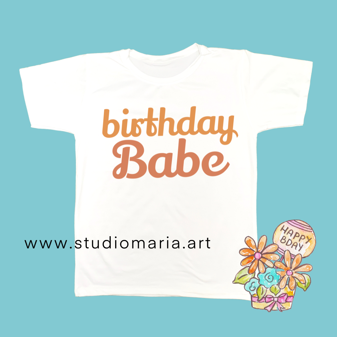 Birthday Babe Kids Shirt