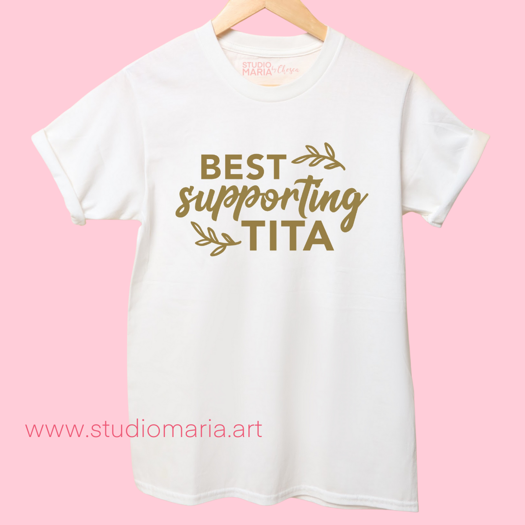 [Mom’s Village] Best Supporting Tita Statement Shirt