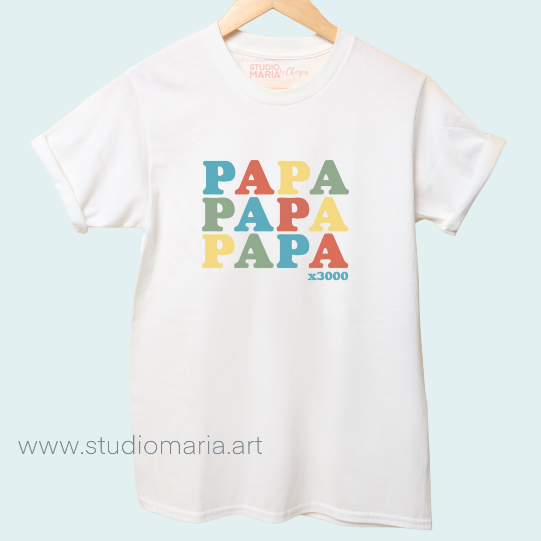 Papa x3000 Dad Statement Shirt