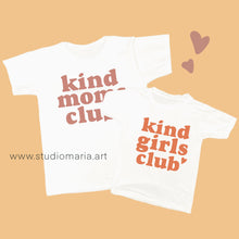 Load image into Gallery viewer, Kind Moms Club / Kind Girls Club Mommy and Me Shirt Set
