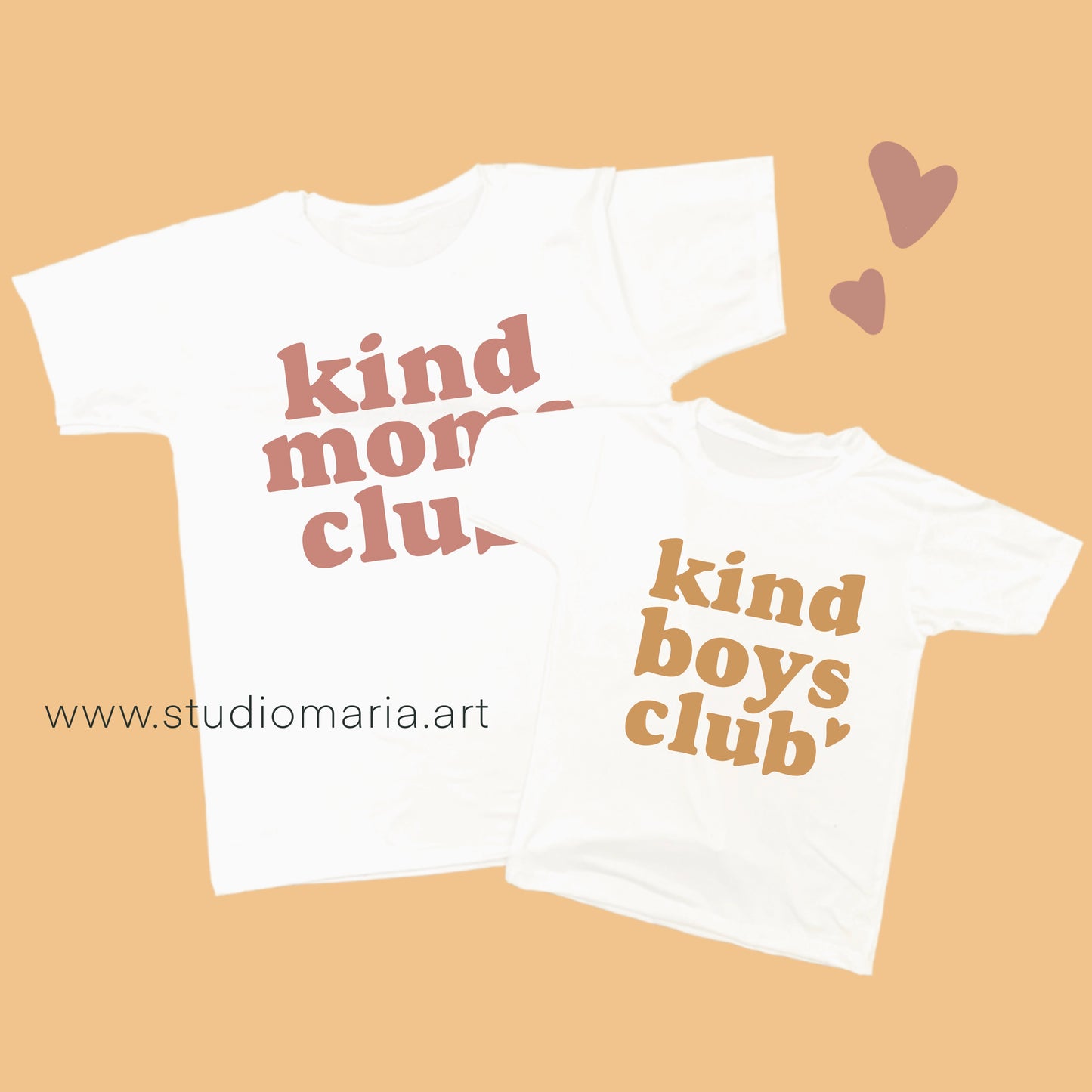 Kind Moms Club / Kind Boys Club Mommy and Me Shirt Set