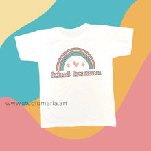 Load image into Gallery viewer, Pastel Rainbow Kind Human Kids Shirt
