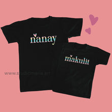Load image into Gallery viewer, Nanay and Makulit Mommy and Me Shirt Set
