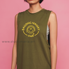 Load image into Gallery viewer, Bagong Nanay Club Mom Statement Muscle Tee
