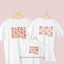 Load image into Gallery viewer, Daddy Mommy Baby x3000 Mom Family Shirts
