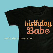 Load image into Gallery viewer, Birthday Babe Kids Shirt
