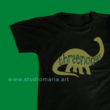 Load image into Gallery viewer, Dinosaur Threenager Birthday Kids Shirt
