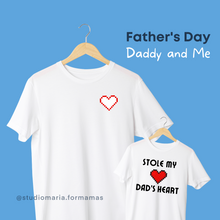 Load image into Gallery viewer, Stole my Dad&#39;s Heart Father&#39;s Day Dad Statement Shirt
