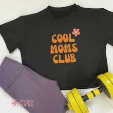 Load and play video in Gallery viewer, Cool Moms Club Mom Statement Shirt Shortees Crop Top
