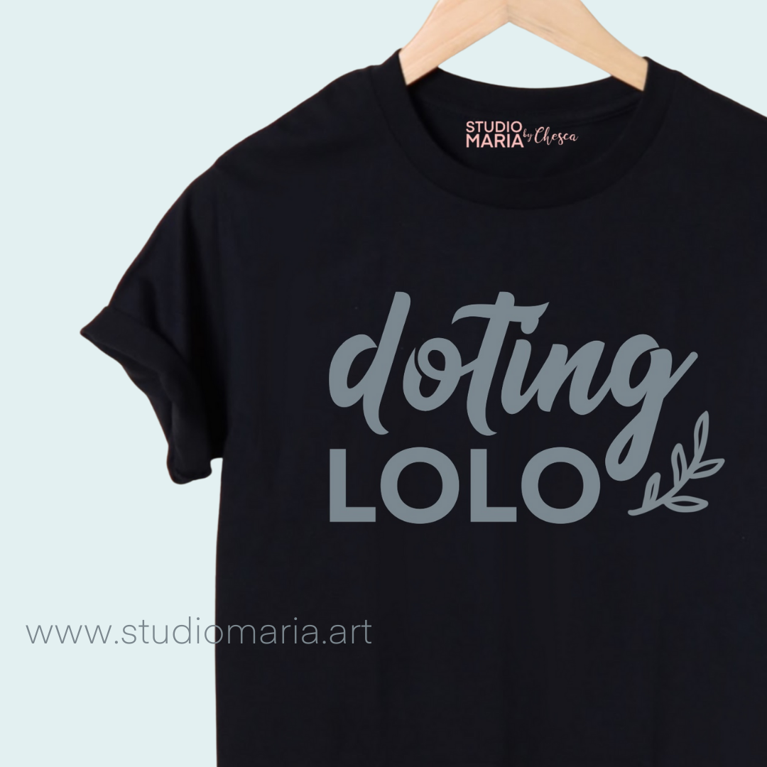 [Mom's Village] Doting Lolo Statement Shirt