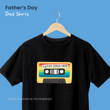 Load image into Gallery viewer, Tatay Jokes Here Retro Father&#39;s Day Dad Statement Shirt

