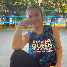 Load image into Gallery viewer, Jumping Queen Mom Statement Muscle Tee

