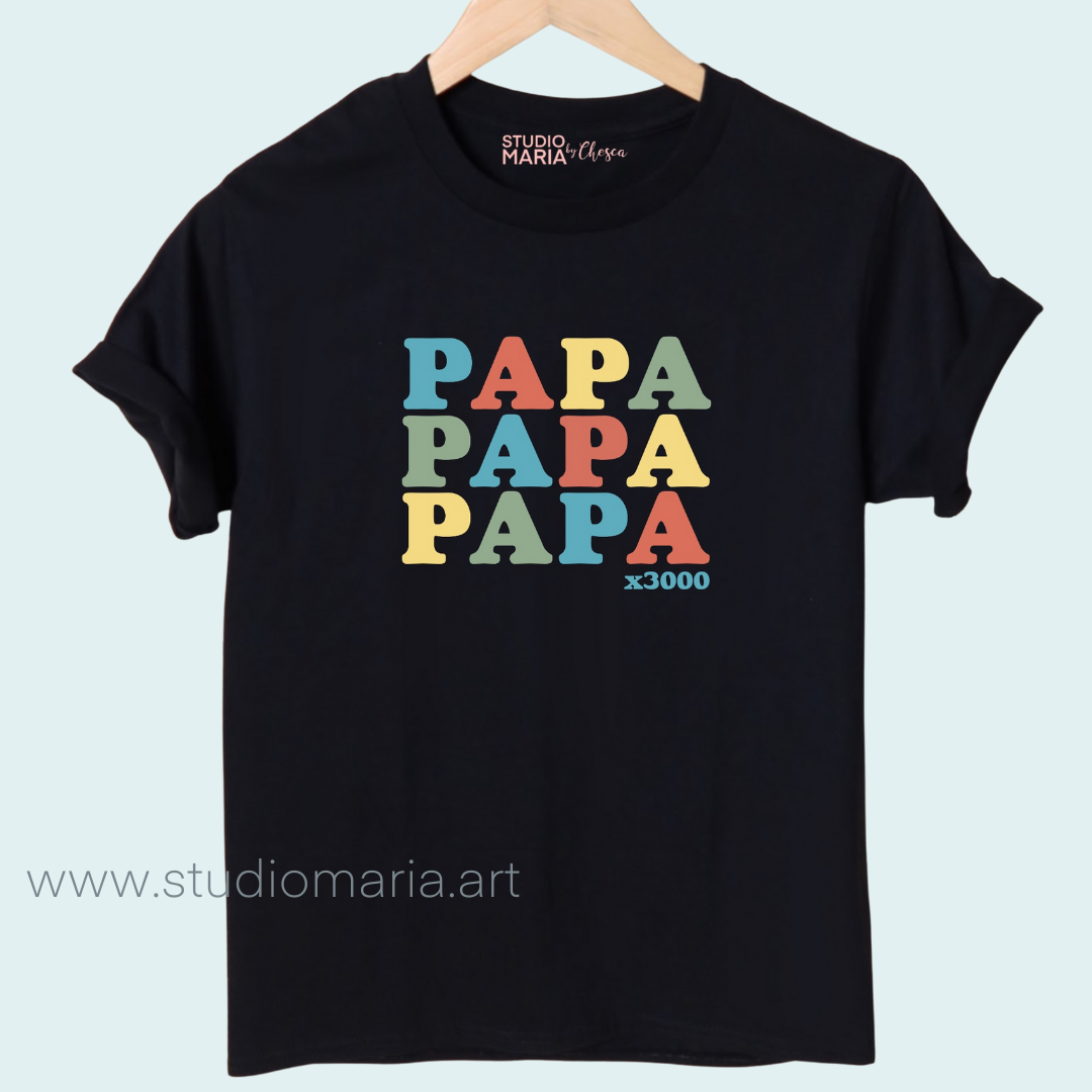 Papa x3000 Dad Statement Shirt