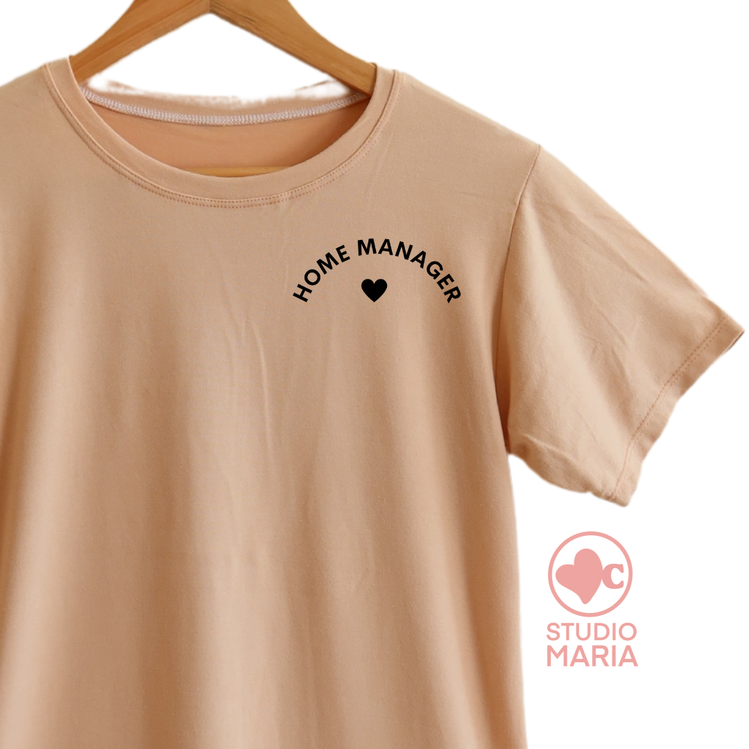 Home Manager Mom Hats Minimalist Collection Shirt for Moms